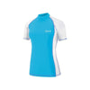 Camiseta de Natación Tijuana Lycra Mujer Blanco-Azul XL Abysstar 67039