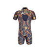 Traje de buceo corto para pesca submarina Sea Spring Hombre 2,5mm Camo-Marrón-Naranja XL Abysstar 68152