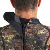 Traje de buceo corto para pesca submarina Sea Spring Hombre 2,5mm Camo-Marrón-Naranja XL Abysstar 68152