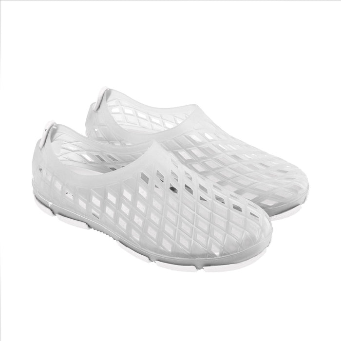 Zapatos de natación anatómicos tendencia niños blanco-transparente talla 37 Abysstar 68157WTR
