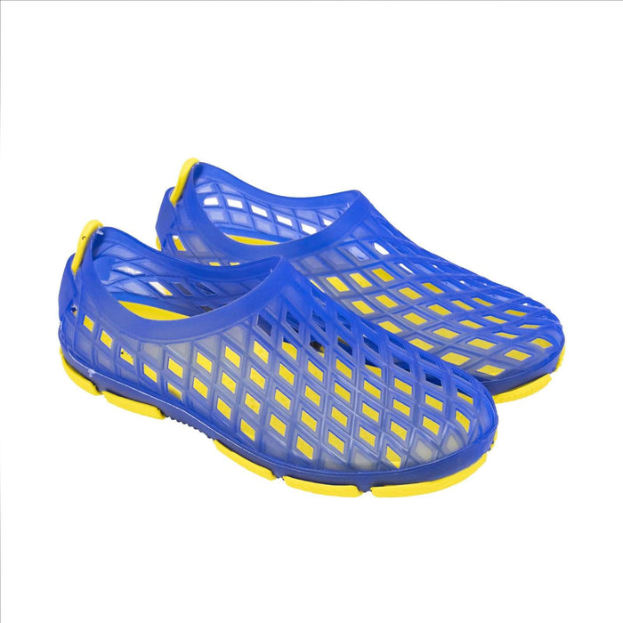 Zapatos de natación anatómicos tendencia niños azul-amarillo talla 39 Abysstar 68159BLYL