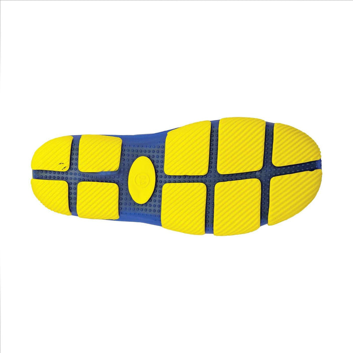 Zapatos de natación anatómicos tendencia niños azul-amarillo talla 39 Abysstar 68159BLYL