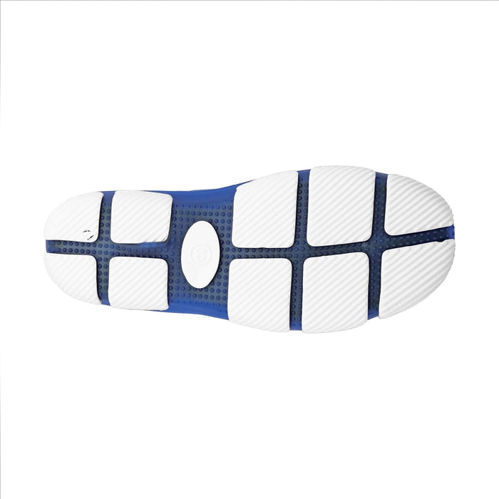 Zapatos de natación anatómicos tendencia azul-blanco talla 45 Abysstar 68165BLW