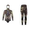 Neopreno traje de buceo completo Grouper Evo Hombre 7mm Camo-Verde S Abysstar 69139