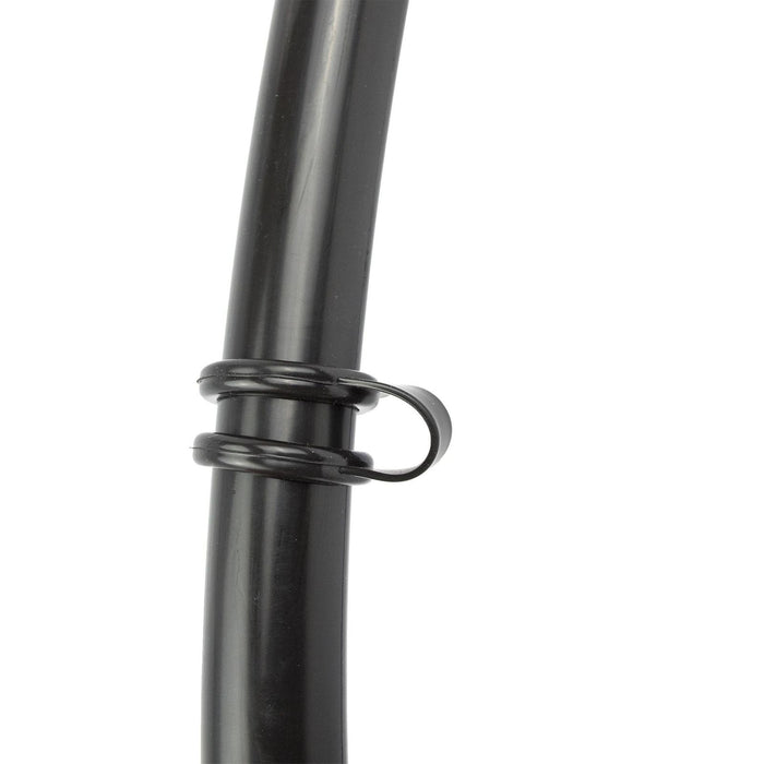 Tubo de snorkel Nefrope Negro Abysstar 69467