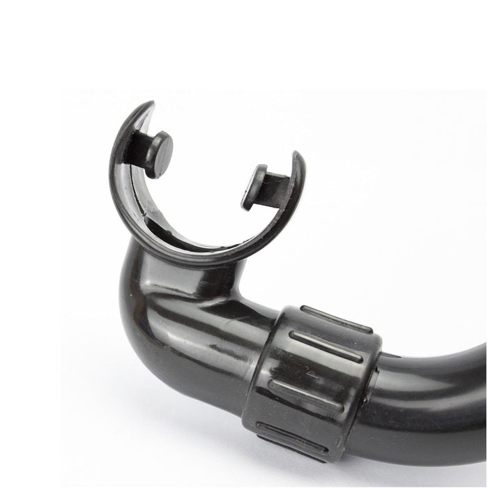 Tubo de snorkel Nefrope Negro Abysstar 69467