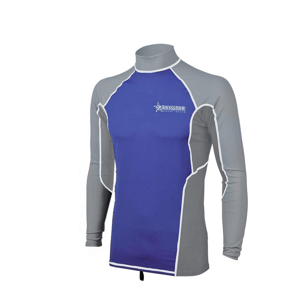 Camiseta de Natación Tijuana Lycra Manga Larga Hombre Gris-Azul XXL Abysstar 69513