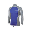 Camiseta de Natación Tijuana Lycra Manga Larga Hombre Gris-Azul XXL Abysstar 69513