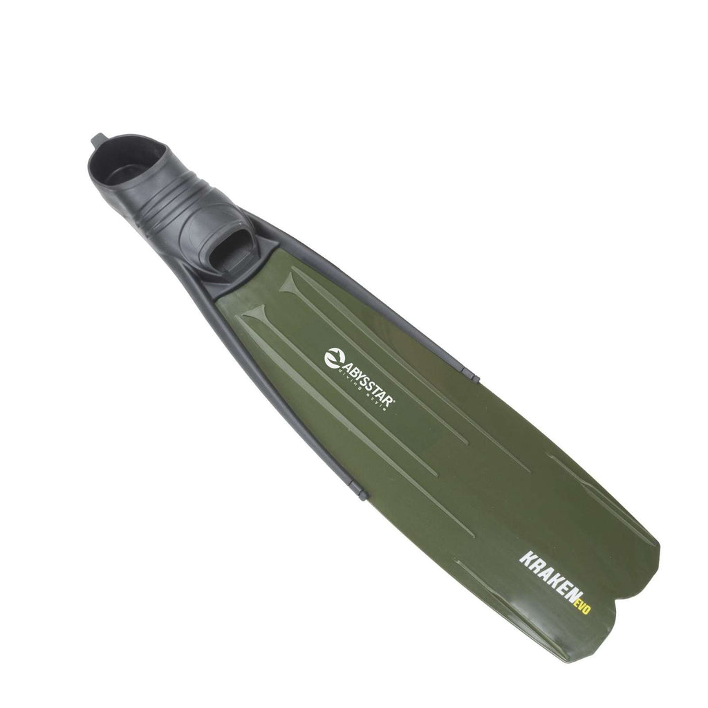 Aletas de apnea Kraken Evo Verde Ejército 42-44 Abysstar 69556