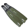 Aletas de apnea Kraken Evo Verde Ejército 42-44 Abysstar 69556