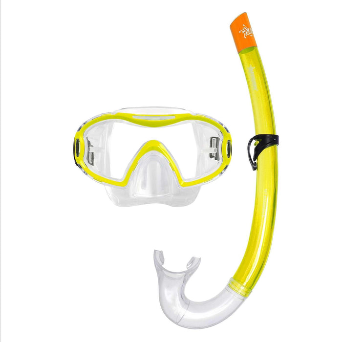 Kit de snorkel Nemo Niños Claro-Amarillo Abysstar 69778YLL
