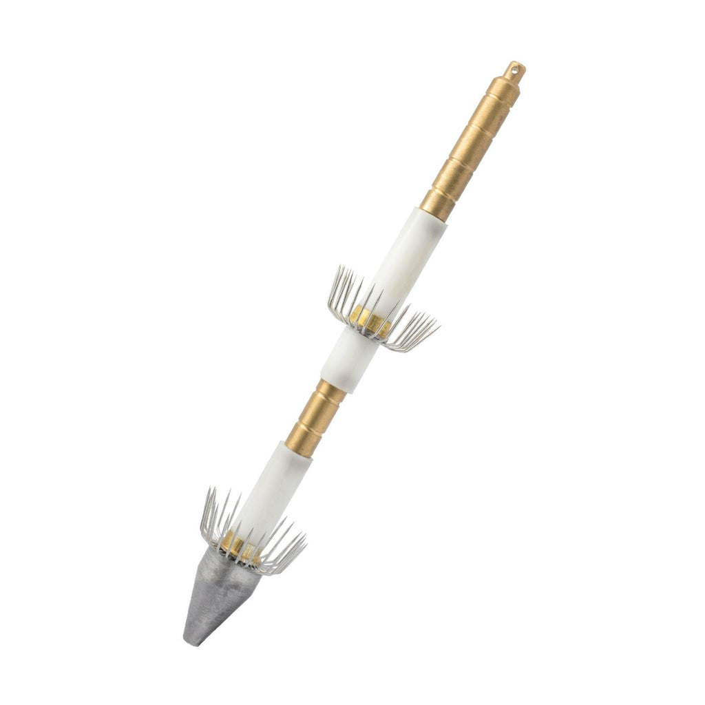 Jig Profesional para Calamar Profundo 2 Coronas 2 Luces 750g 35cm Depredador Experto 69800