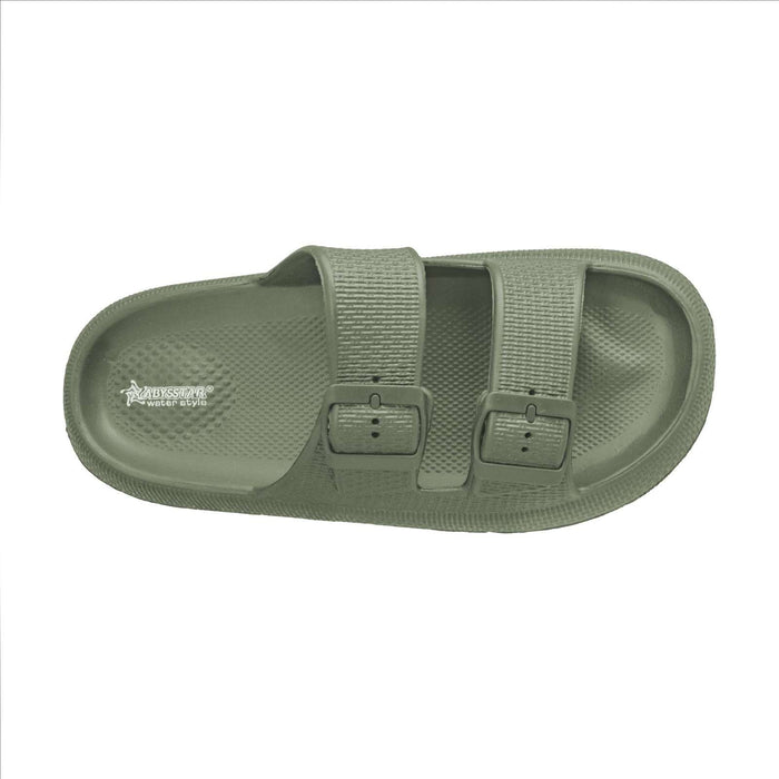 Chanclas de natación Hammer Verde Militar Talla 45 Abysstar 69825AG