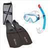 Kit de snorkel Poseidon-Anatomic-Jonica Negro Talla 45-46 Abysstar 69853BK