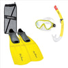 Kit de Snorkel Kiros-Anatomico-Jonica Niños Amarillo Talla 39-40 Abysstar 69856YLL