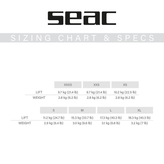 Chaleco BCD Ego S Seac 70-02