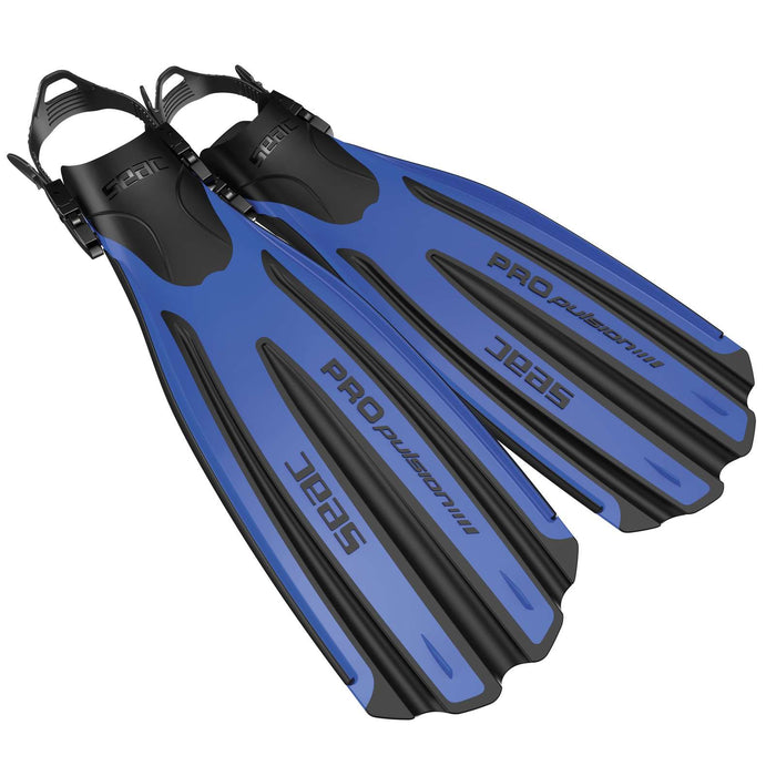 Aletas de Buceo Propulsión Azul L-XL ~ 43-45 Seac 71-12B-L-XL