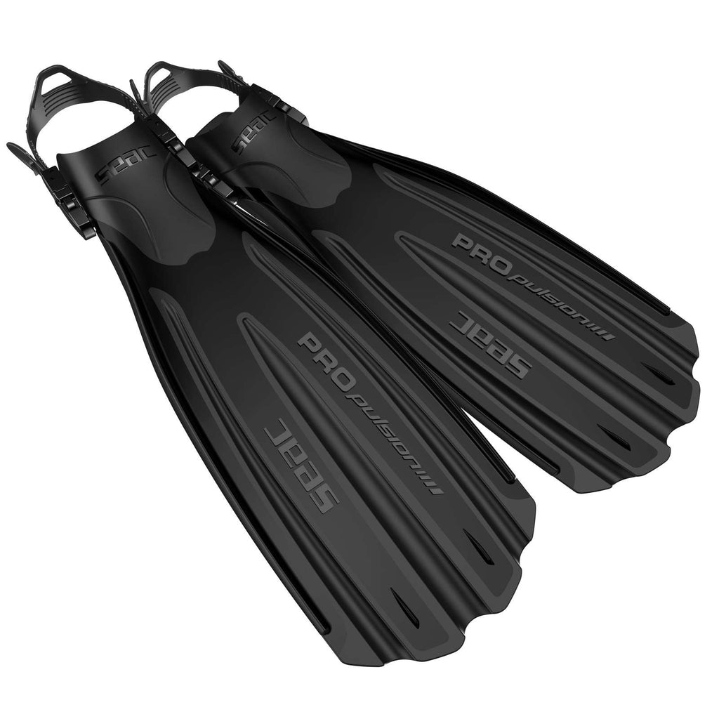 Aletas de Buceo Propulsión Negra L-XL ~ 43-45 Seac 71-12N-L-XL