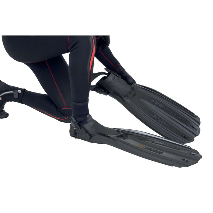 Aletas de Buceo Propulsión Negra L-XL ~ 43-45 Seac 71-12N-L-XL
