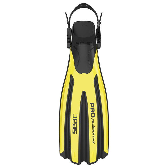 Aletas de Buceo Propulsión Amarilla M-L ~ 40-42 Seac 71-12Y-M-L
