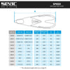 Aletas de snorkel Speed Niños Blancas 26-28 Seac 71-15W-26-28