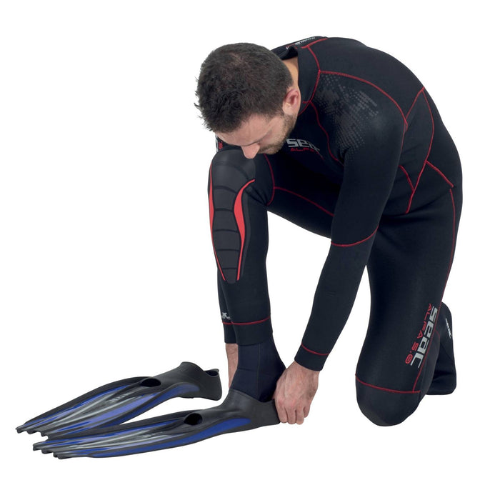 Aletines de Buceo F100 Pro Azul Talla 36-37 Seac 71-1B-36-37