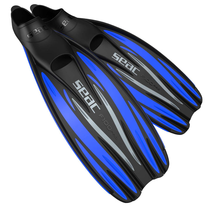 Aletines de Buceo F100 Pro Azul Talla 46-47 Seac 71-1B-46-47