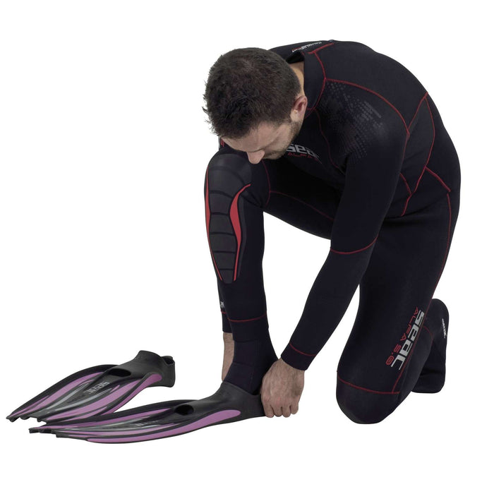 Aletines de Buceo F100 Pro Lila Talla 36-37 Seac 71-1LL-36-37