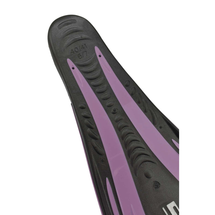 Aletines de Buceo F100 Pro Lila Talla 38-39 Seac 71-1LL-38-39