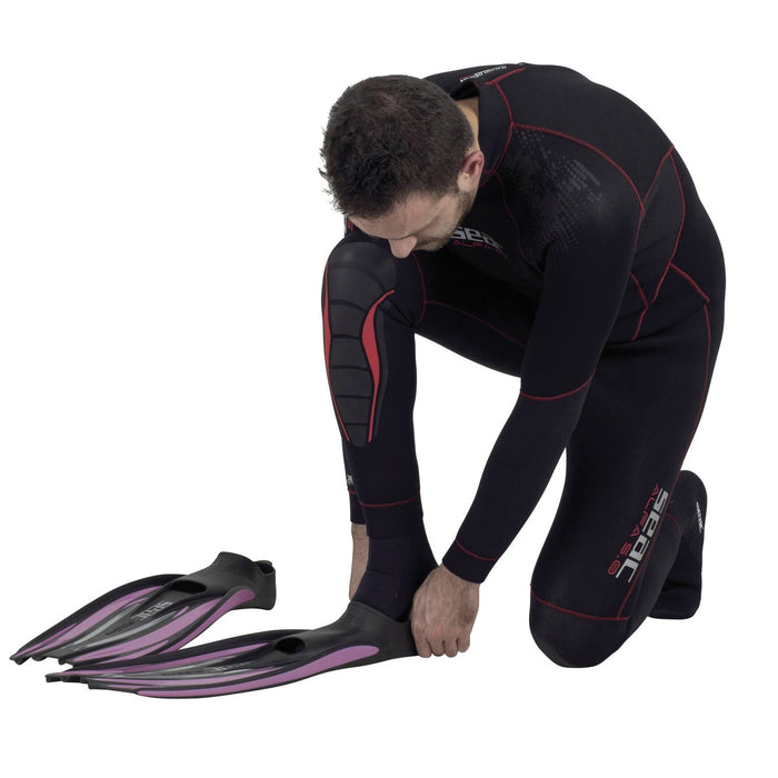 Aletines de Buceo F100 Pro Lila Talla 40-41 Seac 71-1LL-40-41
