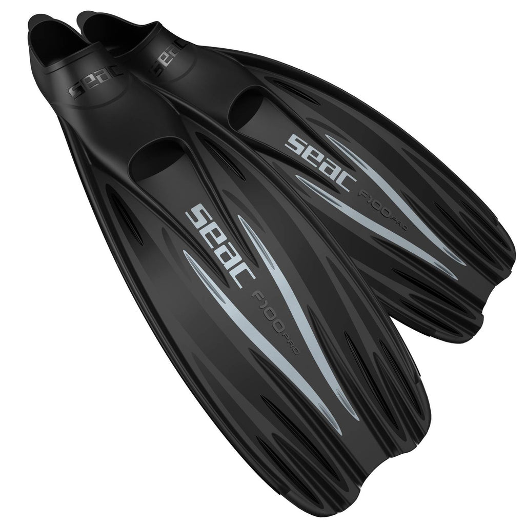 Aletines de Buceo F100 Pro Negro Talla 40-41 Seac 71-1N-40-41
