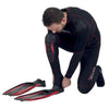 Aletas de buceo F100 Pro Rojo Talla 42-43 Seac 71-1R-42-43