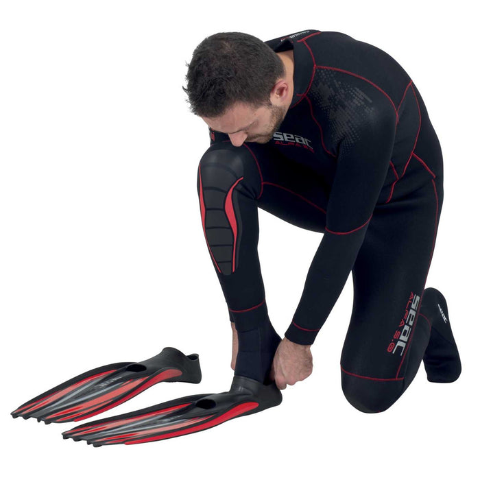 Aletas de buceo F100 Pro Rojo Talla 46-47 Seac 71-1R-46-47