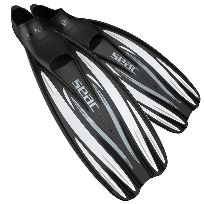 Aletas de buceo F100 Pro Blanca Talla 38-39 Seac 71-1W-38-39