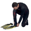 Aletas de buceo F100 Pro Amarilla Talla 36-37 Seac 71-1Y-36-37