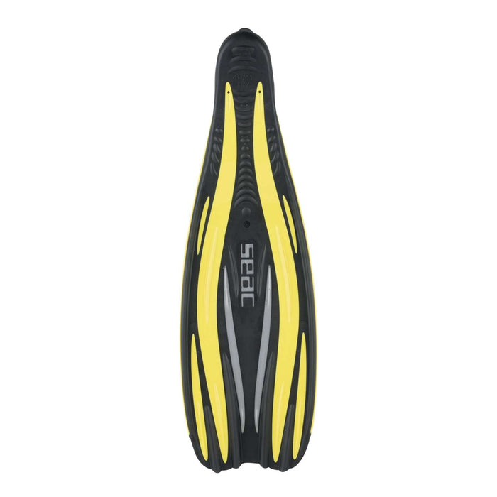 Aletas de buceo F100 Pro Amarilla Talla 42-43 Seac 71-1Y-42-43