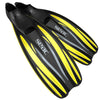Aletas de buceo F100 Pro Amarilla Talla 44-45 Seac 71-1Y-44-45