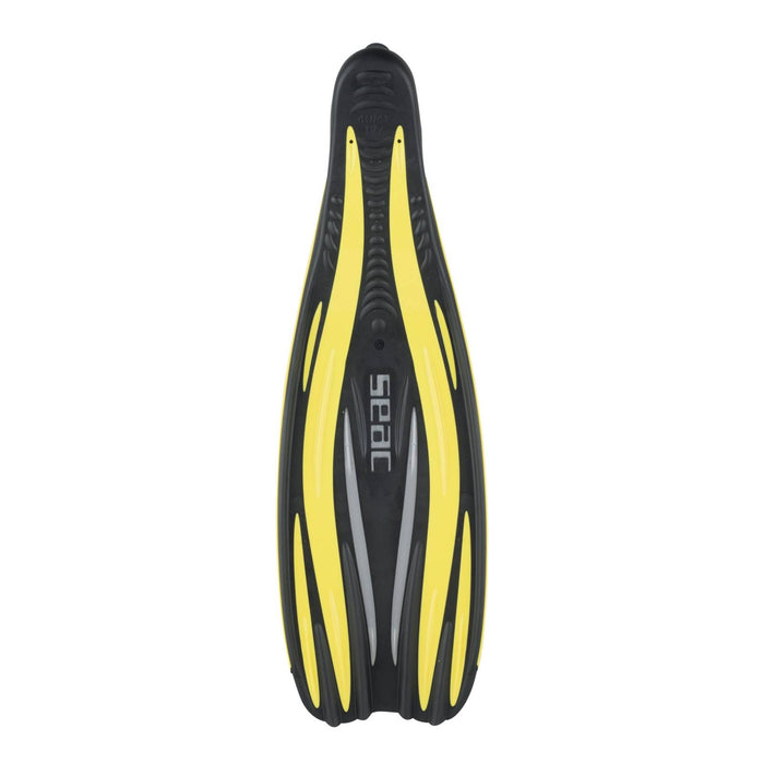 Aletas de buceo F100 Pro Amarilla Talla 44-45 Seac 71-1Y-44-45