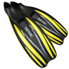 Aletas de buceo F100 Pro Amarilla Talla 46-47 Seac 71-1Y-46-47