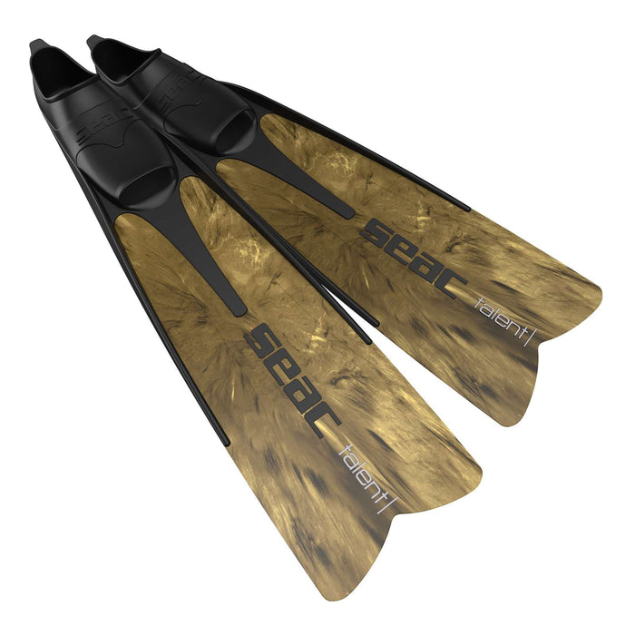 Aletas de apnea y pesca submarina Talent Camo-Marrón Talla 39-40 Seac 71-24CM-39-40