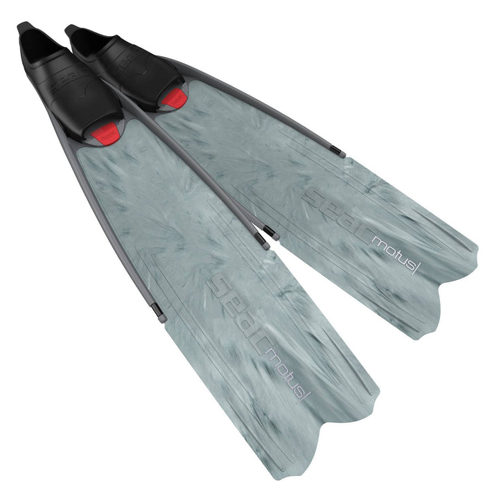 Aletas de apnea y pesca submarina Motus Camo-Gris Talla 45-46 Seac 71-25CG-45-46