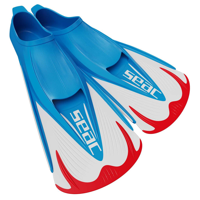 Aletas de natación Team Azul-Rojo Talla 38-39 Seac 71-28R-38-39