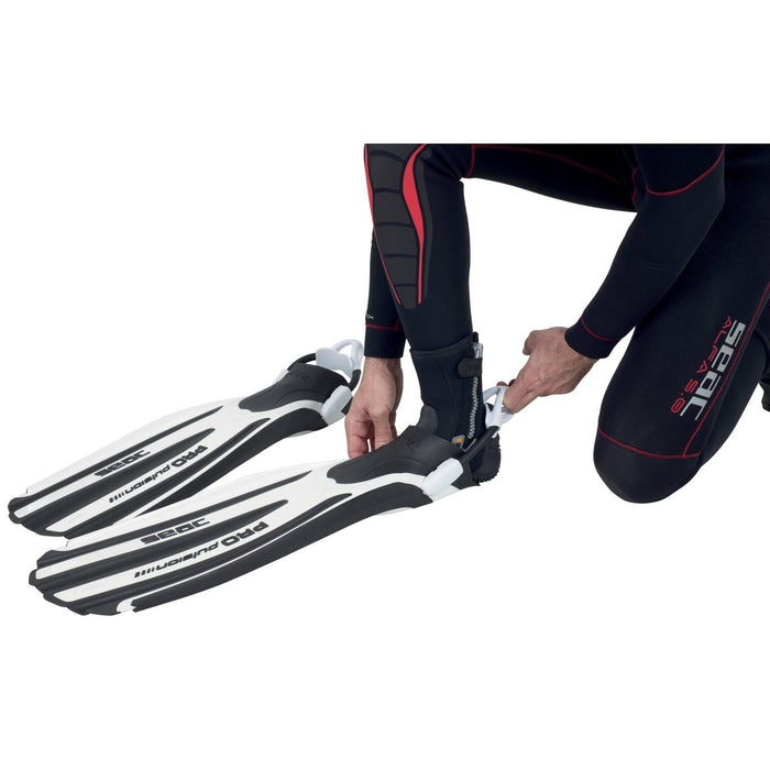 Aletas de Buceo Propulsion S Blanca M-L ~ 40-42 Seac 71-43W-M-L