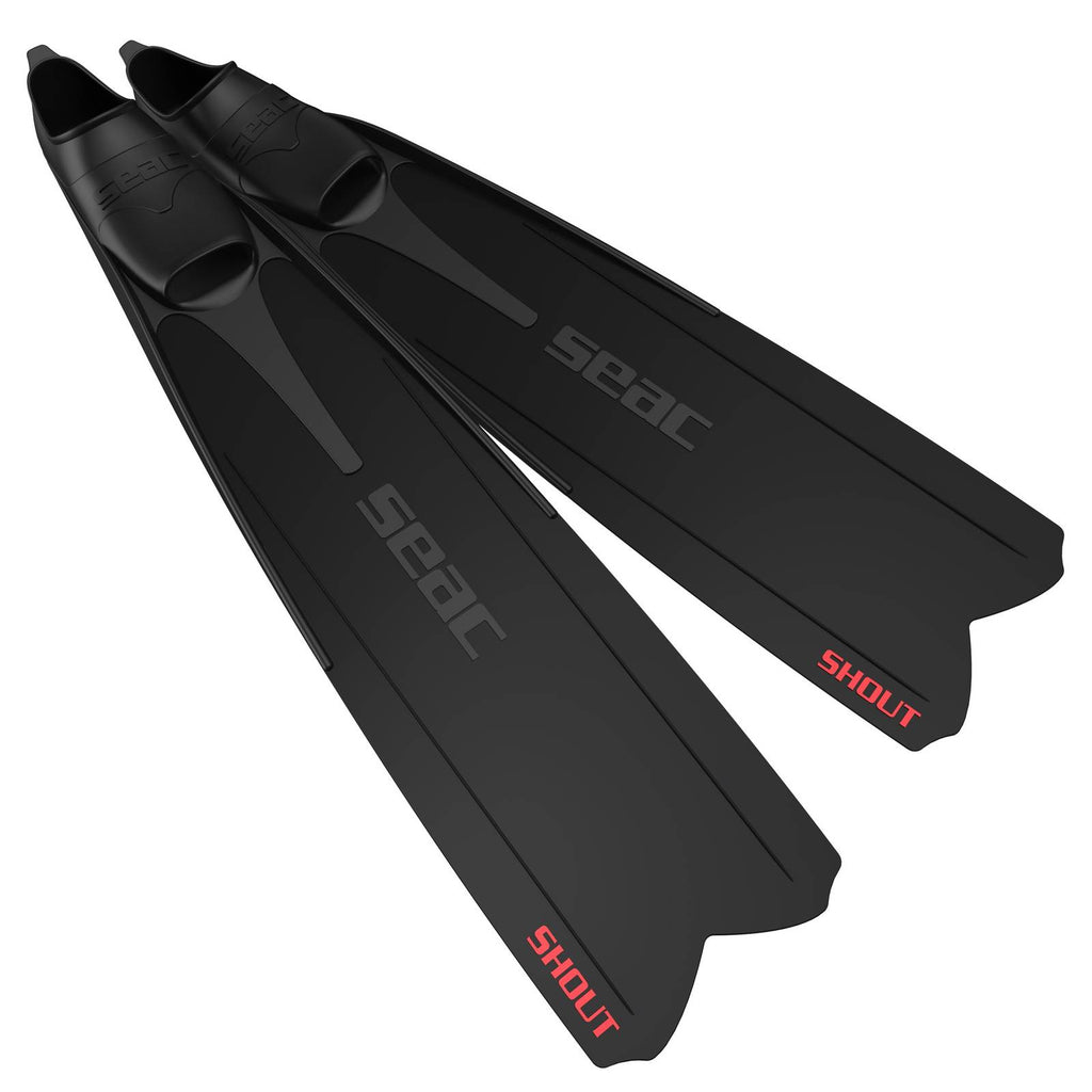 Aletas de apnea y pesca submarina Shout S700 Negro 41-42 Seac 71-44N-41-42