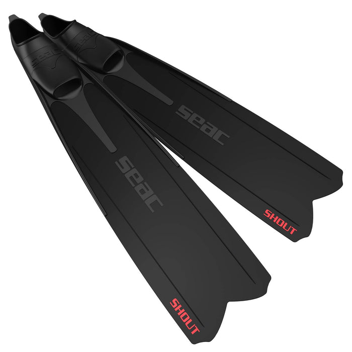 Aletas de apnea y pesca submarina Shout S700 Negro 47-48 Seac 71-44N-47-48
