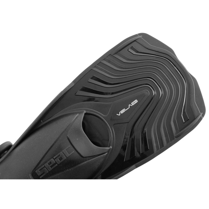 Aletas de esnórquel Vela Oh Negro Talla S-M ~ 39-41 Seac 71-47N-S-M