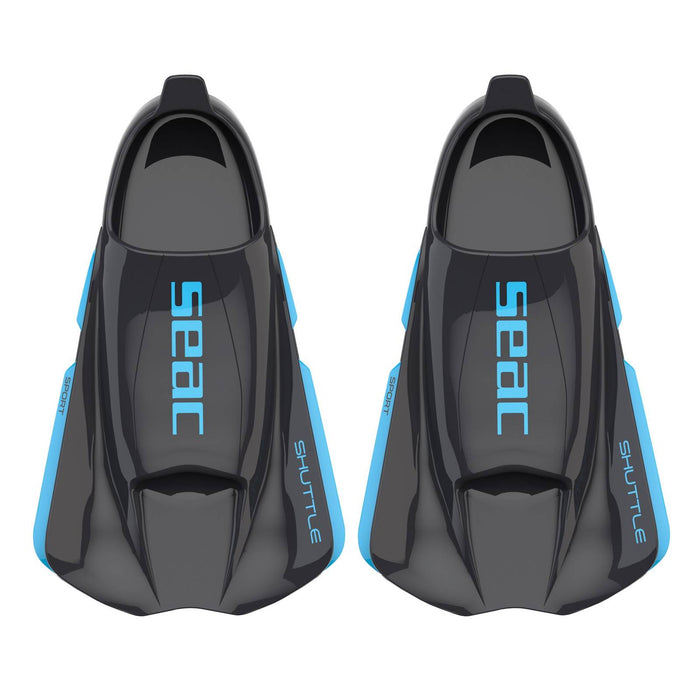 Aletas de natación Shuttle Sport Negro-Azul Talla 37-38 Seac 71-48NAZ-37-38