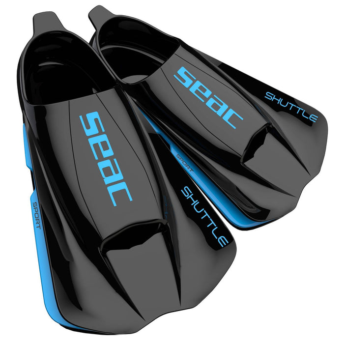 Aletas de natación Shuttle Sport Negro-Azul Talla 38-39 Seac 71-48NAZ-38-39