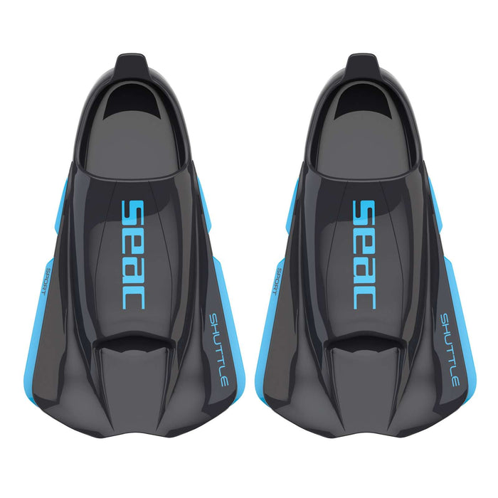 Aletas de natación Shuttle Sport Negro-Azul Talla 43-44 Seac 71-48NAZ-43-44