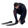 Aletas de buceo Fuga Negra 40-41 Seac 71-4N-40-41